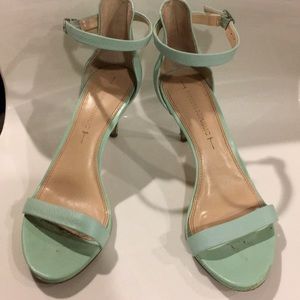 Banana Republic mint heel sandals